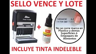 SELLO CODIFICADOR LOTE Y VENCE 44000 COP REF S310B [upl. by Atihana]