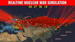 US Nuclear War Simulation in REALTIME [upl. by Codi887]