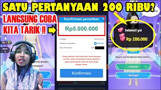 SATU SOAL 200 RIBU SUPER GENIUS TERBUKTI MEMBAYAR   GAME PENGHASIL UANG 2024 [upl. by Ttocs57]