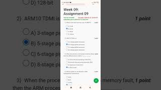 Microprocessor and Microcontrollers NPTEL Week 9 Assignment 9 Answers [upl. by Oneill]