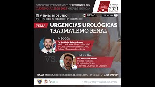 1° ENCUENTRO 2021  TRAUMATISMO RENAL  URGENCIAS UROLÓGICAS [upl. by Vickey]