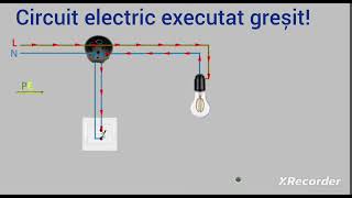 Circuit electric executat greșit [upl. by Rhpotsirhc]