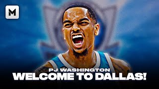 PJ WASHINGTON WELCOME TO DALLAS [upl. by Aihseuqram]