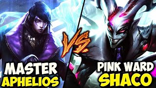 The Weirdest Top Matchup ever Pink Ward Shaco vs Aphelios Top Main  Full Game 26 [upl. by Nauqyaj610]