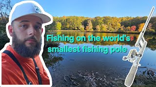 Fishing With Worlds Smallest Fishing Pole [upl. by Charyl]