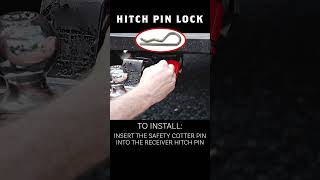 How to Install the Hitch Pin Lock from The Equipment Lock Co [upl. by Llecrep]