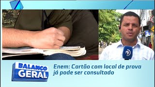 Enem Cartão com local de prova já pode ser consultado [upl. by Thain]