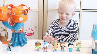 Marley Playing Octonauts  Learn Counting Captain Barnacles Kwazi Peso  Octopod Marley Mercury [upl. by Shelli]