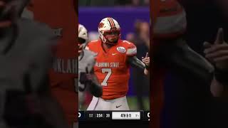 🎖️Texas Bowl Okla St Kicks fg to go up 30 over Auburn [upl. by Bilbe]