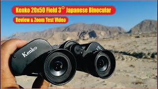 Kenko 20x50 Japanese Binocular Review and Zoom Test Video [upl. by Rap576]