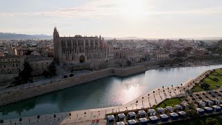 Palma de Mallorca 🇪🇸 4K  Aerial Footage [upl. by Gninnahc467]