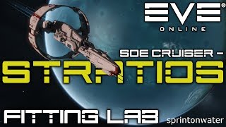 EVE Online Fitting Lab  The Stratios SOE Cruiser [upl. by Sirrah269]