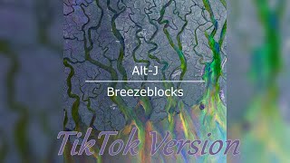 AltJ  Breezeblocks Original TikTok Version [upl. by Xonk]