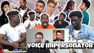 ONE GUY 54 VOICES With Music Drake TØP PATD Puth  Famous Singer Impressions REACTION [upl. by Nereids]