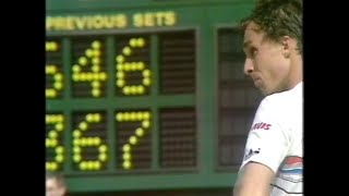 WI 1987 SF Lendl vs Edberg [upl. by Lorita]