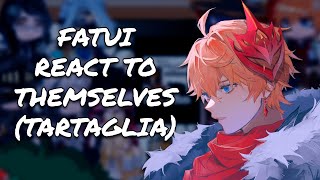 Fatui Harbingers React To Themselves  Tartaglia  Gacha React [upl. by Astred]