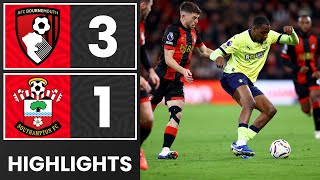 HIGHLIGHTS Bournemouth 31 Southampton  Premier League [upl. by Nailuj]