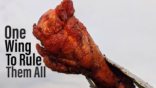 How To Slow Smoke The Perfect Chicken Wing On A Pellet Grill  Alabama White Sauce Recipe [upl. by Reine]