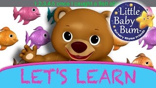 Lets Learn 123  Nursery Rhymes for Babies by LittleBabyBum  ABCs and 123s [upl. by Utter171]