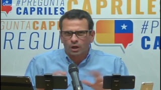 22082017 Pregunta Capriles [upl. by Taylor]