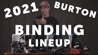 2021 Burton Snowboard Binding Lineup [upl. by Ribble]