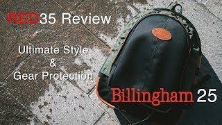 Billingham 25 Camera Rucksack  RED35 Review [upl. by Ahsyas]