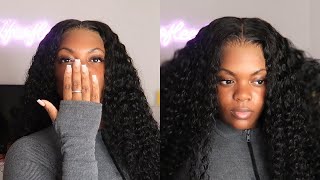 MY NEW EVERYDAY WIG Perfect for beginners  ALIPEARL DEEP WAVE HAIR X Lifeofleesha [upl. by Anad]