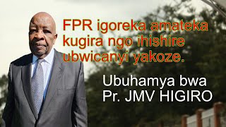 Kwibuka30 Ubuhamya bwa Pr JMV Higiro FPR igoreka amateka kugira ngo ihisihire ubwicanyi yakoze [upl. by Pax]