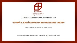 Asamblea General Ordinaria No 259 [upl. by Yonatan]