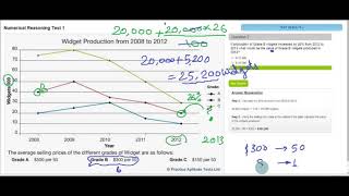 numerical reasoning test number 1 Question 2 and 3 without calculator [upl. by Ariaic]