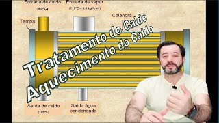 Processo Tratamento do Caldo Fabricação de etanol e açúcar Aquecimento do caldo [upl. by Jean-Claude2]