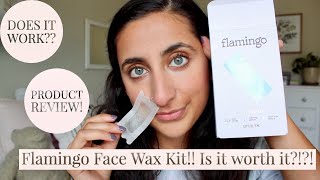 Flamingo Face Wax l Is It Worth it [upl. by Henebry]