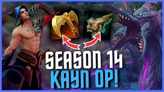 Kayn in Season 14 sneak peek FULL GAMEPLAY [upl. by Fatsug]