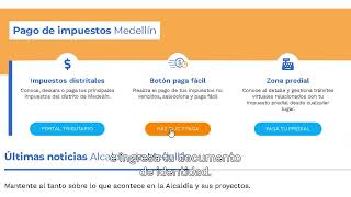 Te enseñamos a pagar tus impuestos de manera fácil y rápida  Alcaldía de Medellín [upl. by Jami]