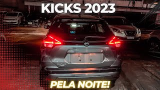 NOVO KICKS 2023 EXCLUSIVE ILUMINAÇÃO NOTURNA INTERNA E EXTERNA [upl. by Orford]