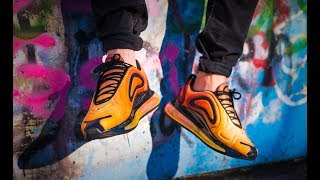 Onfeet Nike Air Max 720 Sunrise  Grailify [upl. by Haskins11]