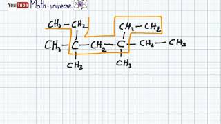 Nomenclatures des hydrocarbures aliphatiques saturés et insaturés [upl. by Nev851]