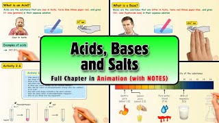 Acids Bases and Salts Class 10  One Shot Full Chapter in Animation  Class 10 Science Chapter 2 [upl. by Ennylyak913]