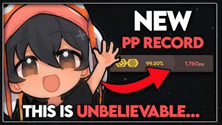 MREKK JUST SET THE NEW PP RECORD 1760PP  osu News [upl. by Elisa]