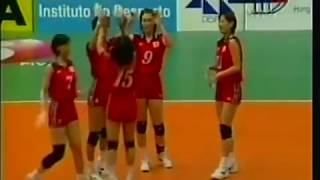 Grand Prix de Vôlei 2000 Brasil 3x0 Japão [upl. by Bibeau]