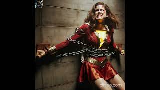 Mary Marvel Defeated and Captured  Tied Up  Superheroine Defeated  Superheroine Captured [upl. by Wilinski]