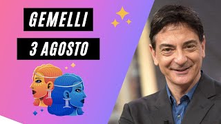 Gemelli ♎️ Loroscopo di Paolo Fox  3 Agosto 2024  Spiaggiati ma soddisfatti [upl. by Yhtomiht]