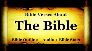 Bible Topics Scripture Verses About The Bible  Holy Bible KJV Read Along HD 4K Audio Text [upl. by Wenoa]