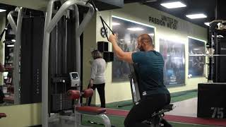 Single Arm Lat Pulldown  Iliac [upl. by Hobart855]