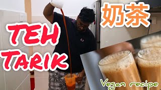 TEH TARIK  奶茶｜Milk tea How to make Vegan Recipe  Malaysia Chef Dave [upl. by Ailesor]