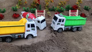 Trucks Toys and Dumpers Trucks Stuck In the Mud  Construction Trucks Stuck In The Mud  Kids Toys [upl. by Gile]