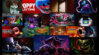 ALL Poppy PlaytimePROJECT PLAYTIME Trailers Trailers In Video Made By MobEntertainment [upl. by Retsam]