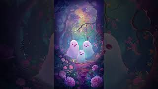 Galaxy Premium Theme  Cute Ghost Forest Animated Lockscreen [upl. by Carman]