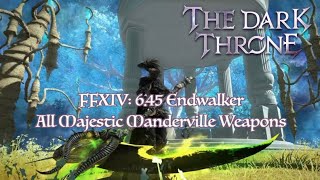 FFXIV 645 All Majestic Manderville Weapons [upl. by Haslam704]