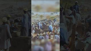 Excavation in Sudan in 1913  Restored Footage [upl. by La]